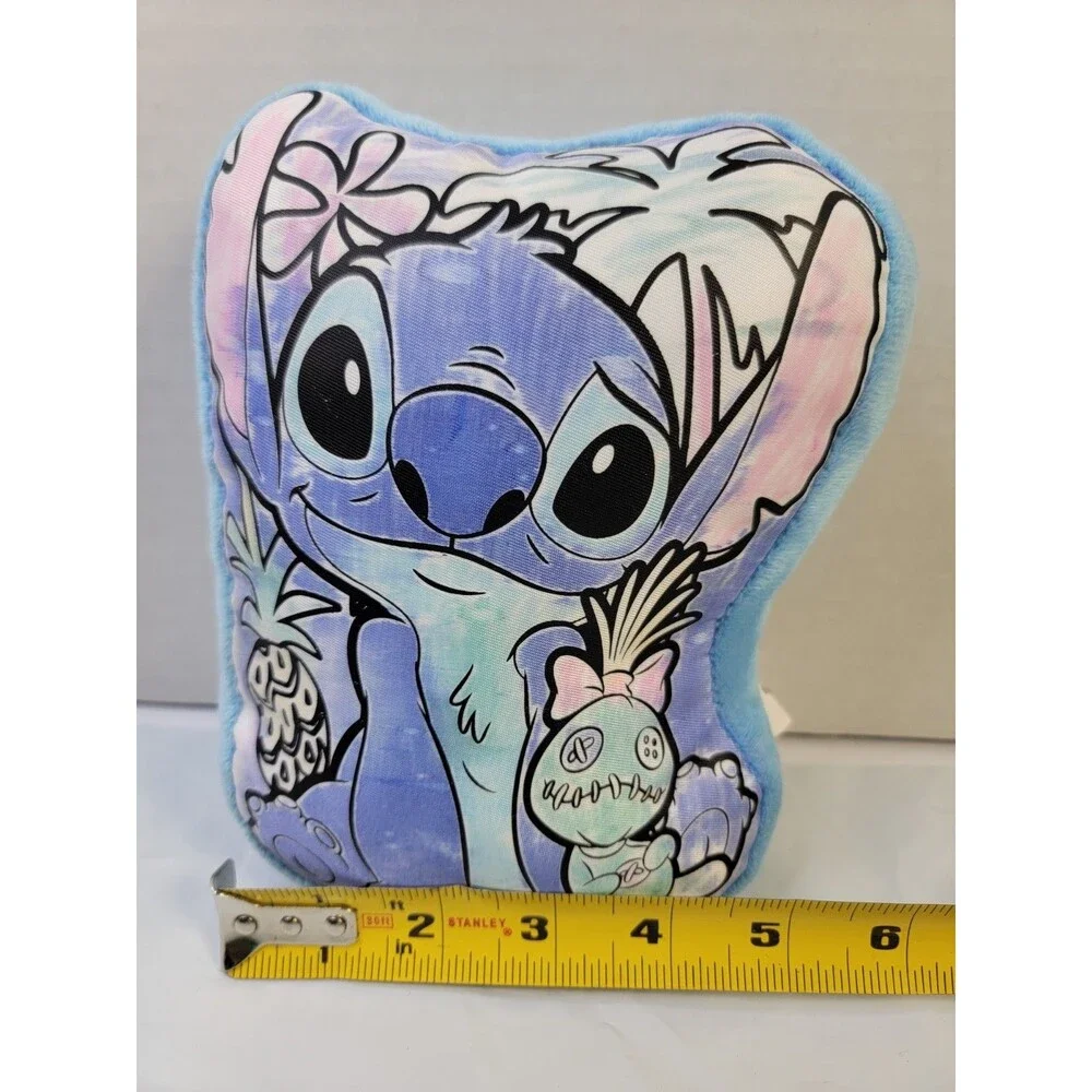 Disney Stitch Plush Pillow Tropical Pineapple Scrump Blue 7